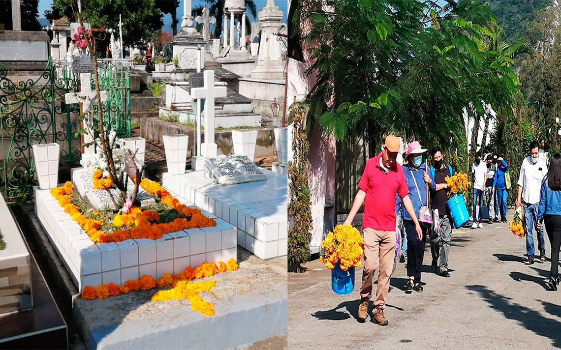 Familias de Orizaba acuden al panteón Juan de la Luz Enríquez en Día de  Muertos - El Sol de Orizaba